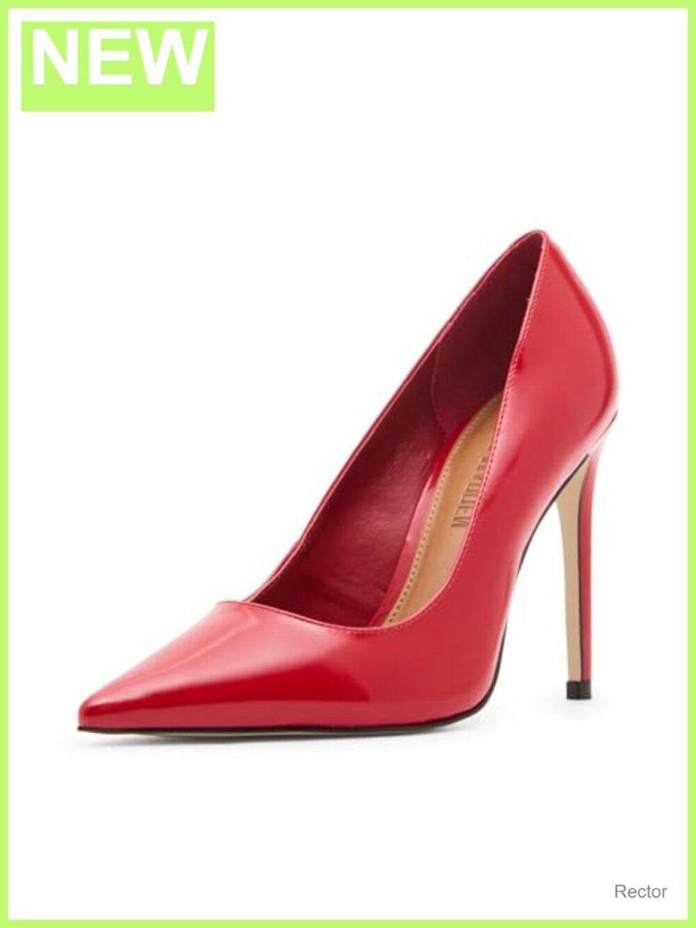 Leather Stiletto Heel Pointed Toe Pumps for Women